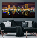 Baltimore Skyline Wall Art Canvas Print, Baltimore Downtown by MyGreatCanvas | Canvas Wall Art Prints | Photo Prints & Wall Decor