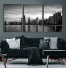 Chicago Wall Art Canvas Print, Chicago City Downtown Night by MyGreatCanvas | Canvas Wall Art Prints | Photo Prints & Wall Decor