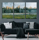 Forest Meadow Wall Art Canvas Print, Pine Tree Landscape by MyGreatCanvas | Canvas Wall Art Prints | Photo Prints & Wall Decor