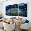 Detroit Lions Stadium Wall Art Canvas Print, Football Field