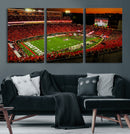 Georgia Bulldogs Stadium Wall Art Canvas Print, Sanford by MyGreatCanvas | Canvas Wall Art Prints | Photo Prints & Wall Decor