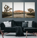 Joshua Tree Desert Wall Art Canvas Print, Minimal by MyGreatCanvas | Canvas Wall Art Prints | Photo Prints & Wall Decor