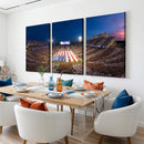 Oklahoma Sooners Memorial Stadium Wall Art Canvas Print,