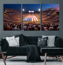 Oklahoma Memorial Stadium Wall Art Canvas Print – Oklahoma