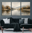 Abstract Landscape Wall Art Canvas Print, Modern Lake by MyGreatCanvas | Canvas Wall Art Prints | Photo Prints & Wall Decor