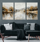 Abstract Landscape Wall Art Canvas Print, Modern Lake by MyGreatCanvas | Canvas Wall Art Prints | Photo Prints & Wall Decor