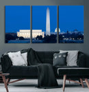 Washington DC Skyline Wall Art Canvas Print – Lincoln by MyGreatCanvas | Canvas Wall Art Prints | Photo Prints & Wall Decor
