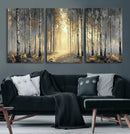 Abstract Birch Forest Wall Art Canvas Print – Modern Neutral by MyGreatCanvas | Canvas Wall Art Prints | Photo Prints & Wall Decor
