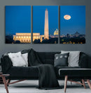 Washington DC Skyline Wall Art Canvas Print – Lincoln by MyGreatCanvas | Canvas Wall Art Prints | Photo Prints & Wall Decor