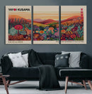 Yayoi Kusama Colorful Landscape Wall Art Canvas Print – by MyGreatCanvas | Canvas Wall Art Prints | Photo Prints & Wall Decor
