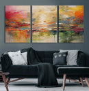 Colorful Abstract Canvas Wall Art — Large Textured Oil by MyGreatCanvas | Canvas Wall Art Prints | Photo Prints & Wall Decor