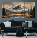Mountain Lake Canvas Wall Art — Rustic Forest Landscape by MyGreatCanvas | Canvas Wall Art Prints | Photo Prints & Wall Decor