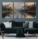 Drip Style Forest Lake Gold Art — Abstract Expressionist by MyGreatCanvas | Canvas Wall Art Prints | Photo Prints & Wall Decor