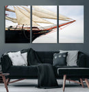 Sailboat Wall Art Canvas Print, Vintage Ship Bow Framed by MyGreatCanvas | Canvas Wall Art Prints | Photo Prints & Wall Decor