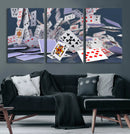 Playing Cards Canvas Wall Art | Casino Game Room Decor, by MyGreatCanvas | Canvas Wall Art Prints | Photo Prints & Wall Decor