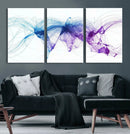 Global Flight Routes Map Canvas Wall Art, Worldwide Aviation Network Print, International Air Travel Wall Decor by MyGreatCanvas | Canvas Wall Art Prints | Photo Prints & Wall Decor
