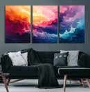 Colorful Abstract Canvas Wall Art Print, Vibrant Popup Color Art Print by MyGreatCanvas | Canvas Wall Art Prints | Photo Prints & Wall Decor