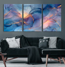 Colorful Abstract Canvas Wall Art Print, Vibrant Popup Color Art Print