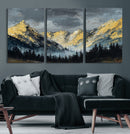 Abstract Mountain Wall Art Canvas Print Modern Landscape Painting Print by MyGreatCanvas | Canvas Wall Art Prints | Photo Prints & Wall Decor