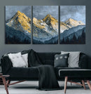 Abstract Mountain Wall Art Canvas Print Modern Landscape Painting Print by MyGreatCanvas | Canvas Wall Art Prints | Photo Prints & Wall Decor
