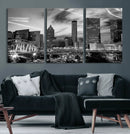 Black and White Atlanta Wall Art Canvas Print by MyGreatCanvas | Canvas Wall Art Prints | Photo Prints & Wall Decor