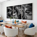 Old Pair of Mens Skates Wall Art Canvas, Men Skates Wall Art
