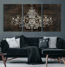 Rustic Chandelier Canvas Print by MyGreatCanvas | Canvas Wall Art Prints | Photo Prints & Wall Decor