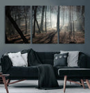 Dark Family and Tree Wall Art Canvas Print by MyGreatCanvas | Canvas Wall Art Prints | Photo Prints & Wall Decor