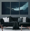 Swimmer Wall Art Canvas Print