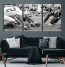 American Football Player Wall Art Canvas Print by MyGreatCanvas | Canvas Wall Art Prints | Photo Prints & Wall Decor