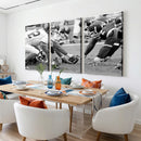 American Football Player Wall Art Canvas Print