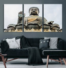 Buddha Statue Wall Art Canvas Print