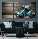 Dambell and Sport Wall Art Canvas Print by MyGreatCanvas | Canvas Wall Art Prints | Photo Prints & Wall Decor