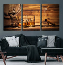 Rustic Whiskey and Barrel Canvas Print by MyGreatCanvas | Canvas Wall Art Prints | Photo Prints & Wall Decor