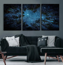 Forest and Stars Wall Art Canvas Print by MyGreatCanvas | Canvas Wall Art Prints | Photo Prints & Wall Decor