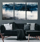 Abstract Blue and White Canvas Art | Large Wall Art for by MyGreatCanvas | Canvas Wall Art Prints | Photo Prints & Wall Decor