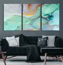 Colorful Marble Fluid Effect Canvas Wall Art Print by MyGreatCanvas | Canvas Wall Art Prints | Photo Prints & Wall Decor