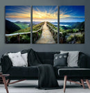 Mountain and Sunset Wall Art Canvas Print by MyGreatCanvas | Canvas Wall Art Prints | Photo Prints & Wall Decor