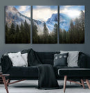 Half Dome Yosemite Calinia Wall Art Canvas Print El Capitan by MyGreatCanvas | Canvas Wall Art Prints | Photo Prints & Wall Decor