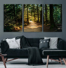 Natural Landscape Wall Art Relaxing Forest Canvas Print