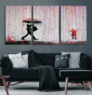 Banksy Wall Art Canvas Print, Framed Graffiti Art Picture by MyGreatCanvas | Canvas Wall Art Prints | Photo Prints & Wall Decor