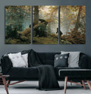 Grizzly Bear Cubs Wall Art Canvas Print
