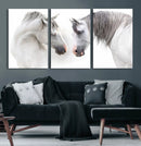 White Horse Wall Art Animal Canvas Print by MyGreatCanvas | Canvas Wall Art Prints | Photo Prints & Wall Decor
