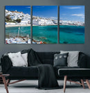 Santorini Wall Art Canvas Print
