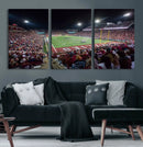 Mississippi State Bulldogs Stadium Wall Art Canvas Print –