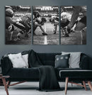 American Football Wall Art Canvas Print Framed Stadium Sport