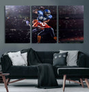 American Football Wall Art Canvas Print, Stadium Sport Wall