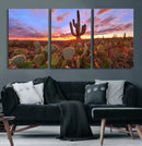 Arizona Desert Sunset Wall Art Canvas Print by MyGreatCanvas | Canvas Wall Art Prints | Photo Prints & Wall Decor