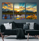 Grand Teton Park Sunrise Wall Art – Vibrant Landscape Canvas by MyGreatCanvas | Canvas Wall Art Prints | Photo Prints & Wall Decor