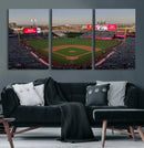 Los Angeles Angels Baseball Canvas Print - Anaheim Angel